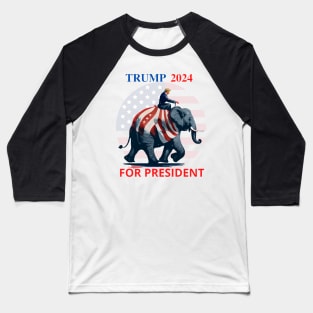 Trump 2024 Baseball T-Shirt